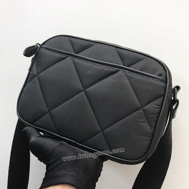 Burberry專門店新款繡花相機包 巴寶莉菱形絎縫脂棉質斜挎小包 yxb1230
